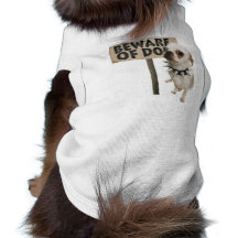 Beware of dog xs dog t-shirt