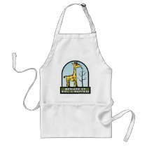 Beware of Evil Giraffes Apron