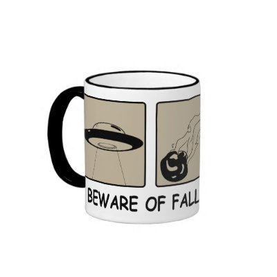 Beware of Falling Objects Glass Mug by TheCultureShock
