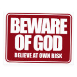 Beware of God Post Cards