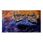 Beware of the seventh wave business card template