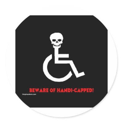Beware Round Stickers by oichick621
