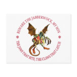 BEWARE THE JABBERWOCK, MY SON postcards