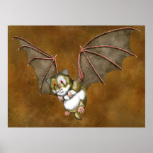 Beware the vampire hamster print