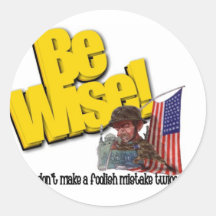 BeWise Round Stickers