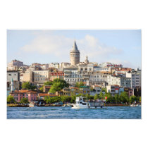 Beyoglu District and Galata Tower in Istanbul Photograph