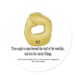 Beyond the Shell Round Stickers
