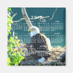BEYR Bald Eagle Yukon River Refrigerator Magnet