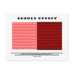 Bezold Effect (Optical Illusion) postcards