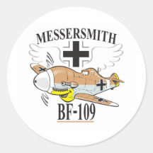 bf-109 round sticker