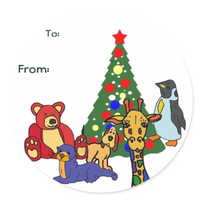 BF- Christmas Gift tag stickers by patcallum