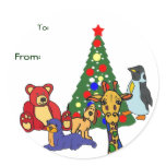 BF- Christmas Gift tag stickers