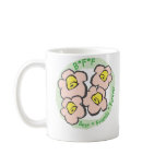 BFF Best Friends Forever Pink Flowers Mug
