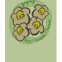 BFF Best Friends Forever Pink Flowers t-shirts