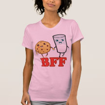BFF, cookie and milk T-shirts