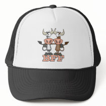 BFF cow best friends forever buddies Trucker Hats