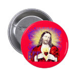 BFF Jesus Christ Pinback Buttons