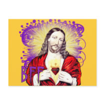 BFF Jesus Christ Postcard