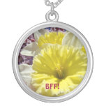 BFF! necklace gifts Yellow Daffodil Flowers Spring