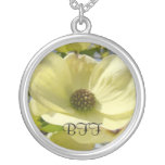 BFF Sterling Silver Necklace White Dogwood Flowers