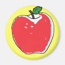 BG- Apple Cartoon Magnet