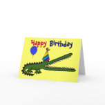 BG- Happy Birthday Crocodile Card