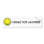 BG- I brake for vampires sticker