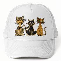BH- Funny Cats Cartoon Hat