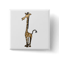 BH- Whimsical Giraffe Button