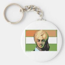 Bhagat Singh: A Revolutionary Hero Keychain
