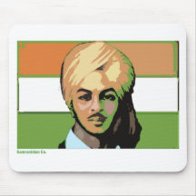 Bhagat Singh: A Revolutionary Hero Mouse Pad