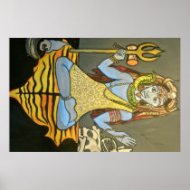 Bhairava Shiva Poster Print