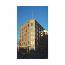 B'ham Flatiron Canvas Print