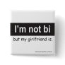 Bi Girlfriend Square Pins