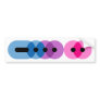 Bi Morse Code Bar Bumper Sticker
