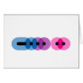 Bi Morse Code Bar Card