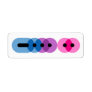 Bi Morse Code Bar Label