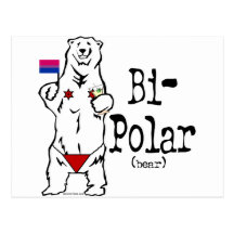 Bi-Polar Bear Postcards