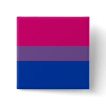 Bi Pride Flag Button (Square)