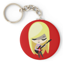 Biana The Blonde Bassist Keychains