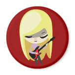 Biana the Blonde Bassist Magnet