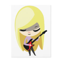 Biana the Blonde Bassist Postcards