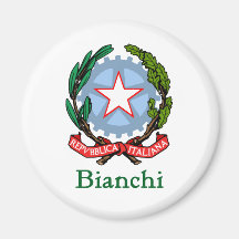 Bianchi Italian National Seal Fridge Magnets