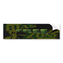 Bias Free Zone Bumper Sticker
