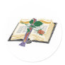 Bible Illustration with Red Rose Stickers