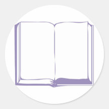 Bible lila fond blanc sticker