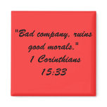 Bible Quote Mag Refrigerator Magnets