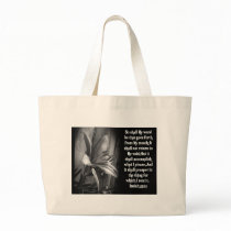 BIBLE SCRIPTURE ISAIAH 55:11 CANVAS BAG