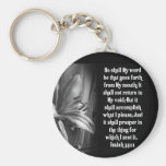 BIBLE SCRIPTURE ISAIAH 55:11 KEYCHAIN