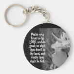 BIBLE SCRIPTURE PSALM 37:3 TRUST THE LORD KEY CHAIN